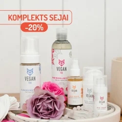 Sejas kopšanas komplekts 3 soļi no Vegan Fox
