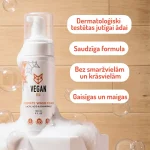 Intīmās higiēnas putas no Vegan Fox - maigai un saudzīgai ādas kopšanai