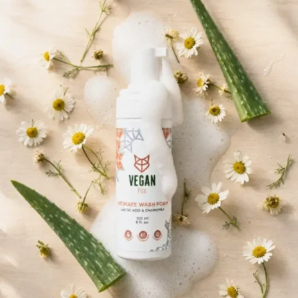 Intīmās higiēnas putas no Vegan Fox - maigai un saudzīgai ādas kopšanai